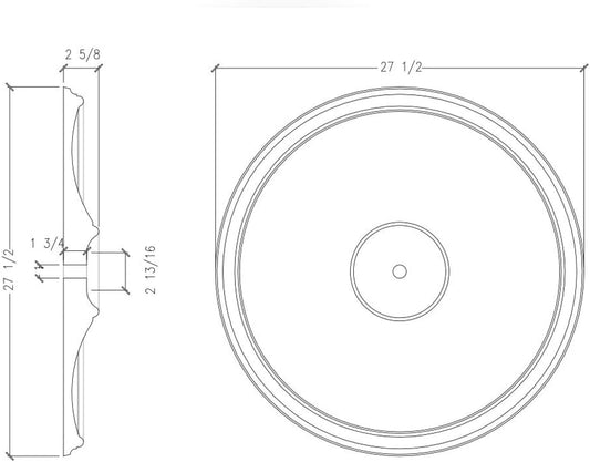 28" Ceiling Medallion