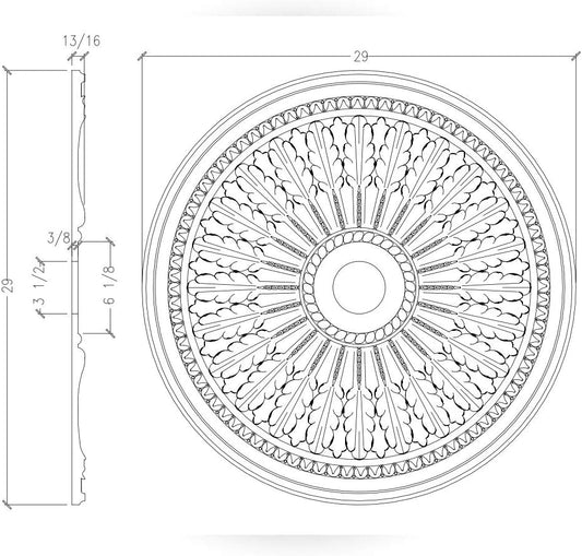 29" Ceiling Medallion