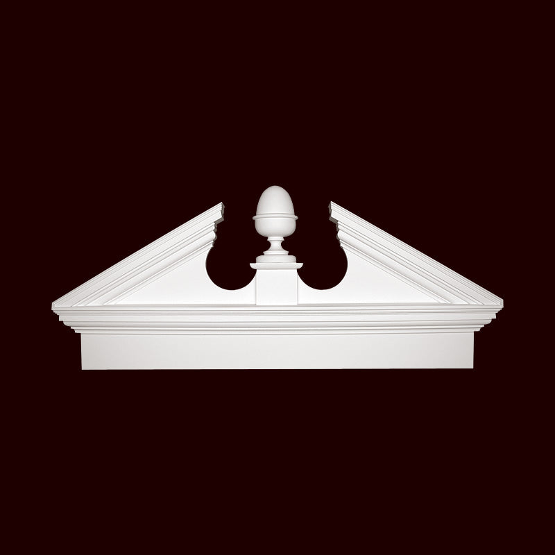 Acorn Pediment Mantle (Dentil) with Acorn | APM8524