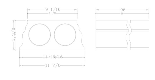 Bottom Rail | BR7110-08