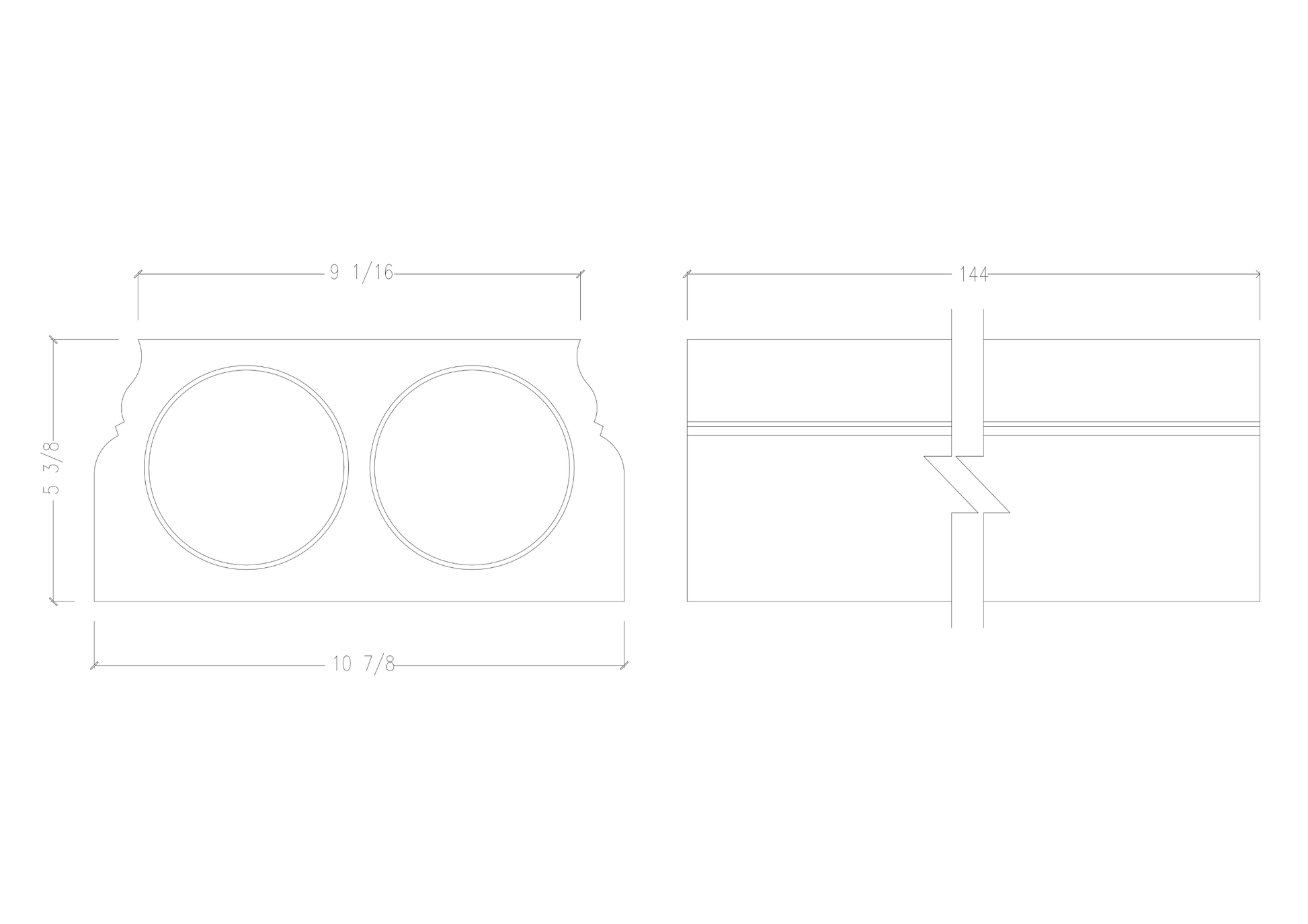 Bottom Rail | BR7210-12