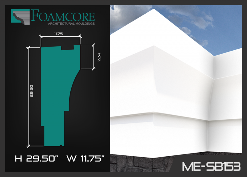 Cornice | ME-SB153 - FOAMCORE STORE