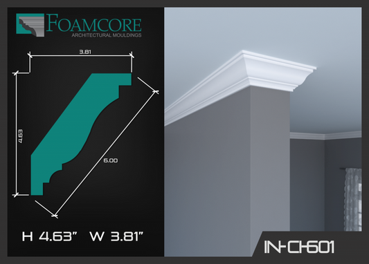 Crown Moulding | ME-IN-CI601 - FOAMCORE STORE