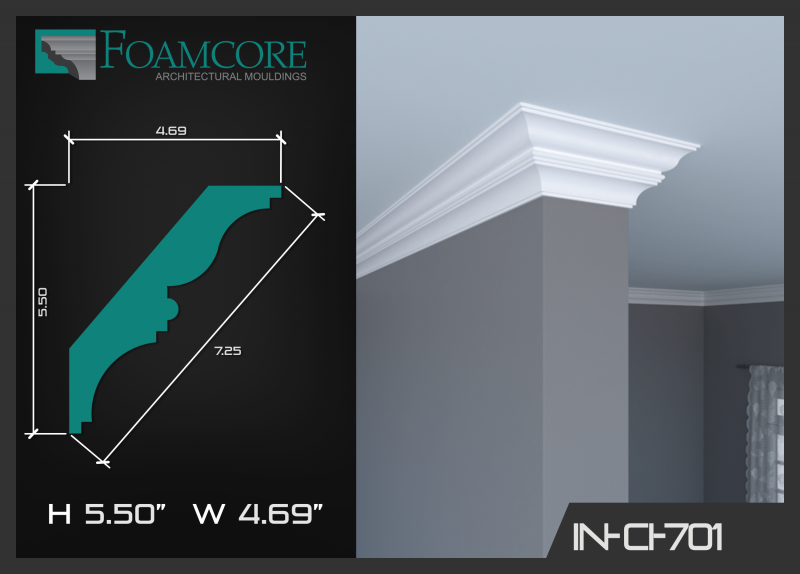 Crown Moulding | ME-IN-CI701 - FOAMCORE STORE