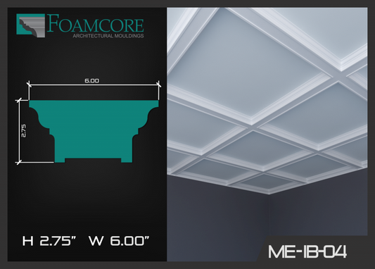 Double Barred Coffered Ceiling | ME-IN-IB04 - FOAMCORE STORE