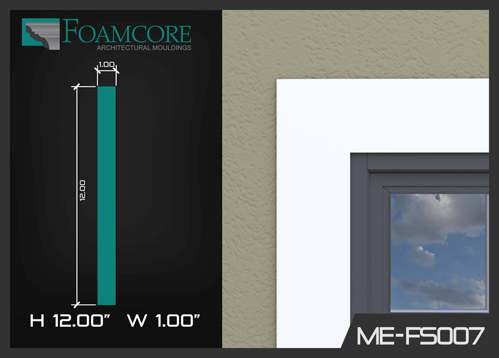 Flat Stock Window Trim | FS007