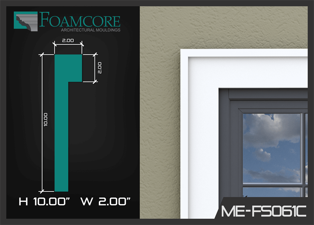 Flat Stock Window Trim | FS061-C (DRS-2514)