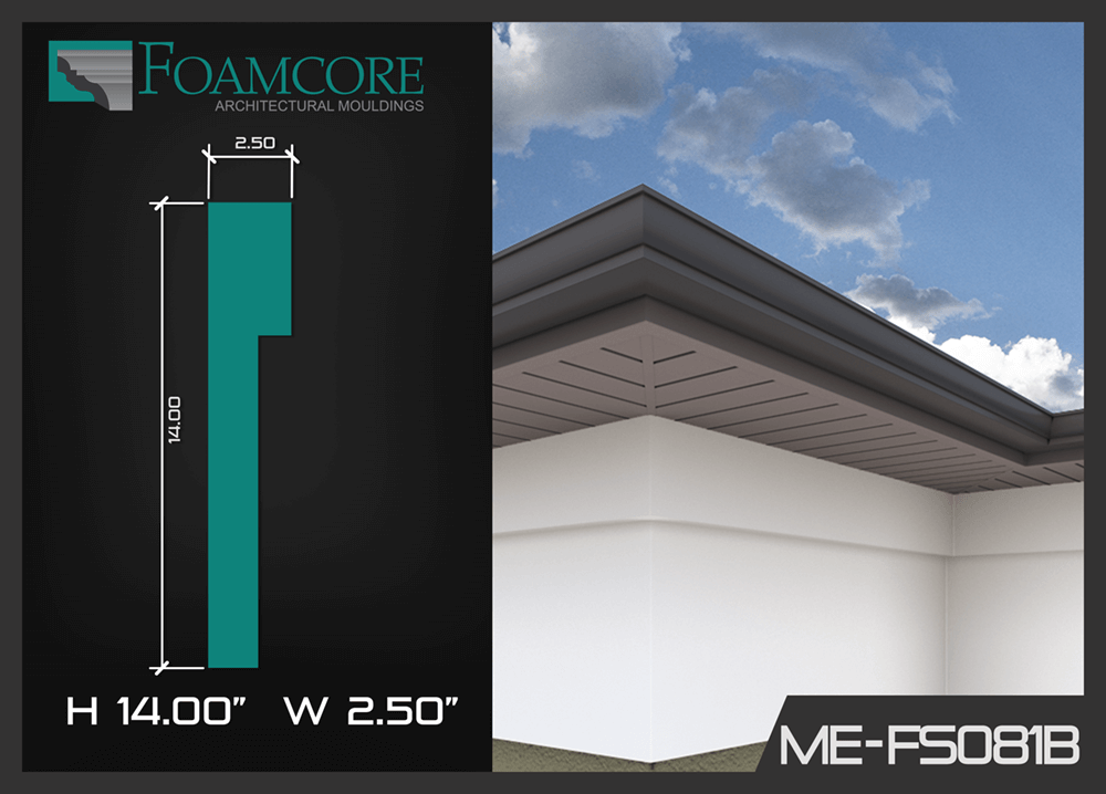 Flat Stock Cornice| FS081-B (DRS-4490)