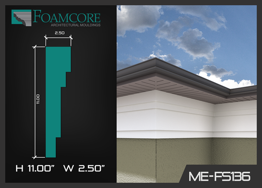 Flat Stock Cornice | FS136