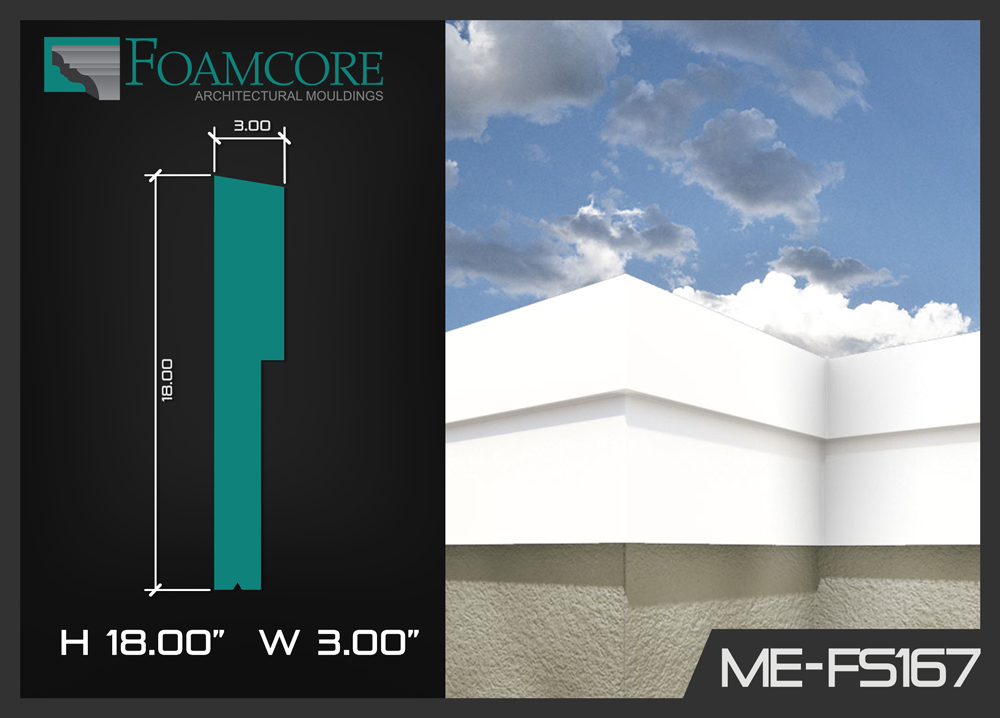 Flat Stock Cornice | FS167