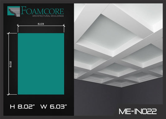 Flat Body Coffered Ceiling 6.03x8.02 - FOAMCORE STORE