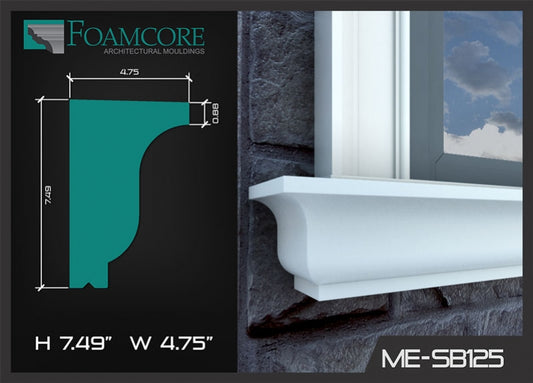 Window Sill | ME-SB125 - FOAMCORE STORE