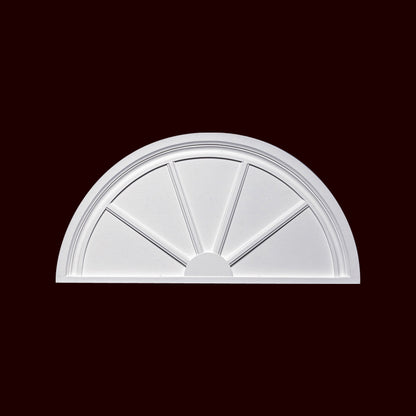 Half Round Spoked Window Pediment