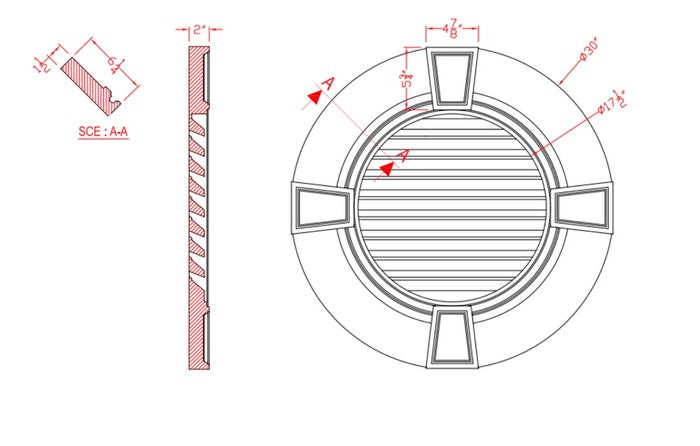 Vented Round Louver | G7