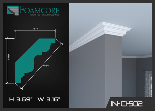 Crown Moulding | ME-IN-CI502 - FOAMCORE STORE