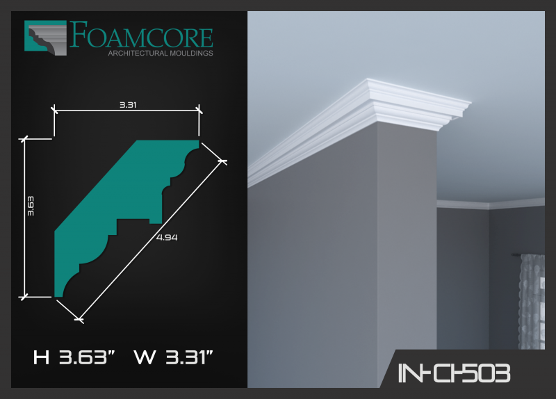 Crown Moulding | ME-IN-CI503 - FOAMCORE STORE