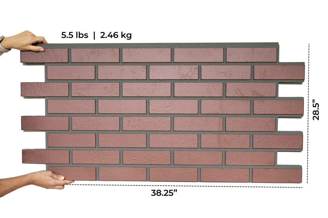 Modern Smooth Brick Panel