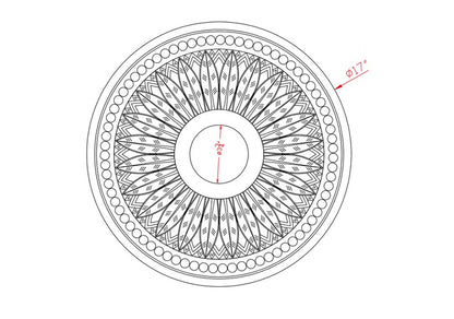 17" Ceiling Medallion | Foamcore M515 - FOAMCORE STORE