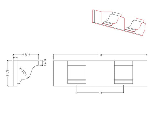 Fascia Block & Board | M8466