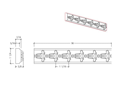 Chair Rail | M8567