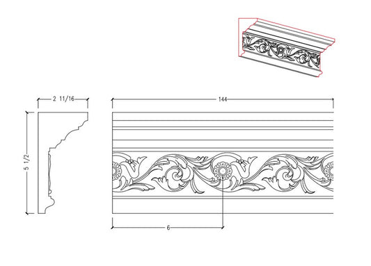 Crown Moulding | M8596