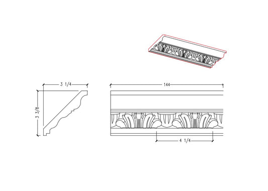 Crown Moulding | M8605