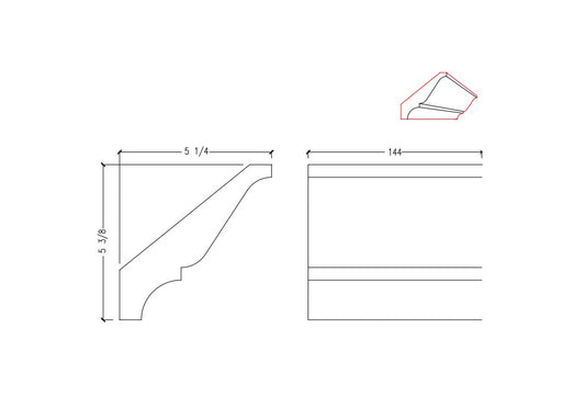 Crown Moulding | M8618-A