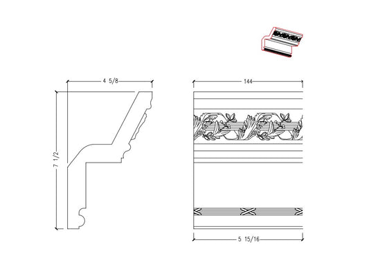 Crown Moulding | M8628