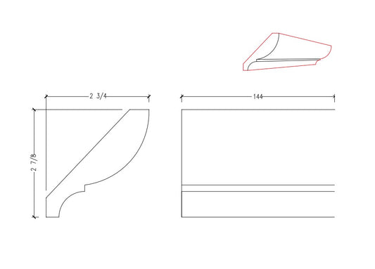 Crown Moulding | M8631-3