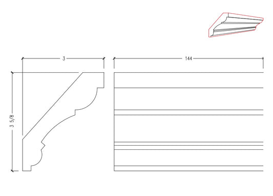 Crown Moulding | M8662