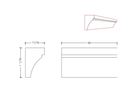 Crown Moulding | M8664