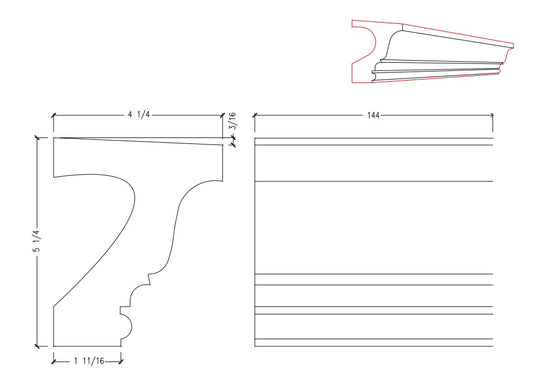 Crown Moulding | M8695