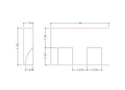 Crown Moulding with Dentil | M8845-G