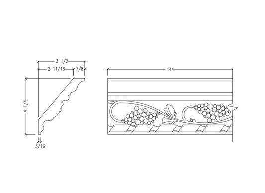 Crown Moulding | M8869