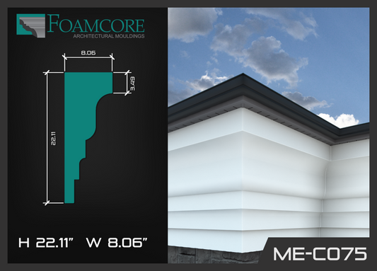 Cornice | ME-C075 - FOAMCORE STORE