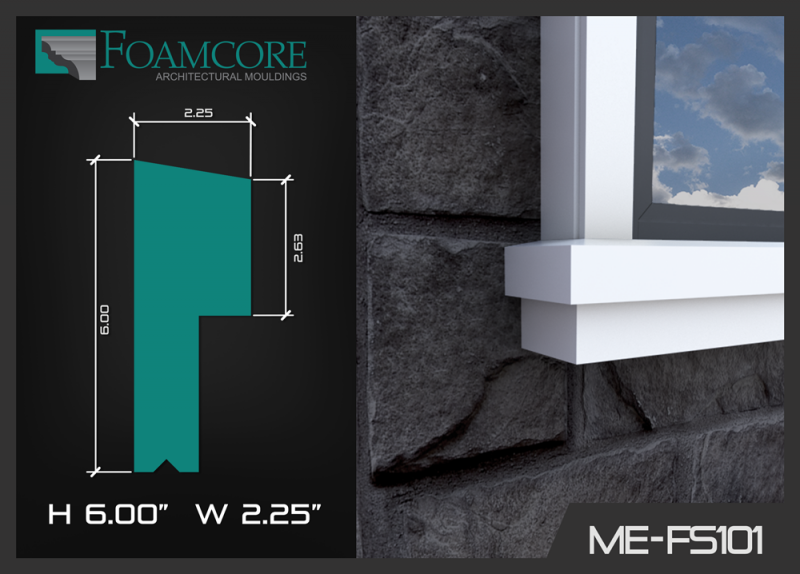 Flat Stock Window Sill | ME-FS101