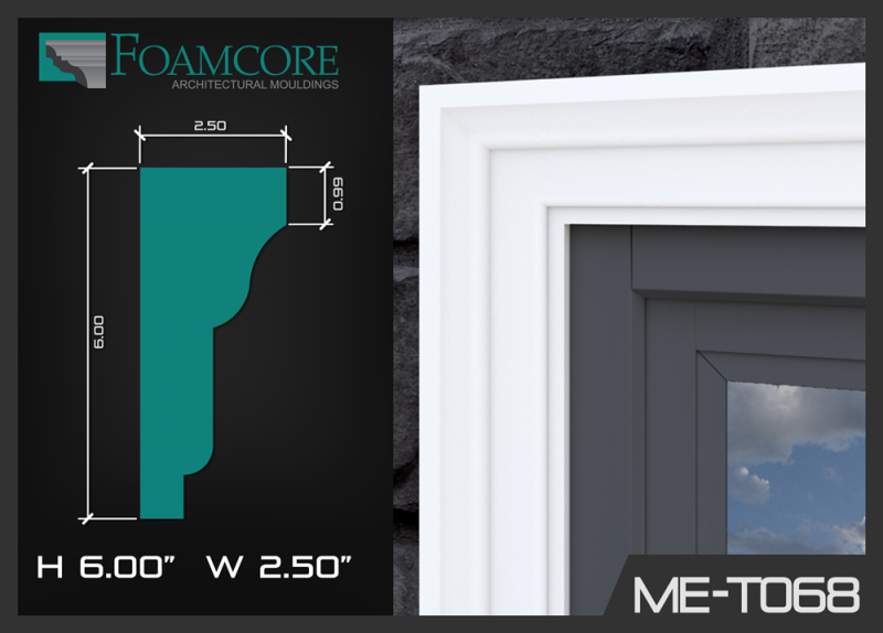 Window Trim | ME-T068 - FOAMCORE STORE