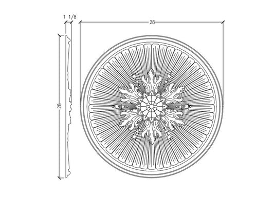 28" Ceiling Medallion | RM2929