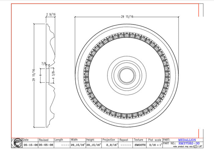 30" Ceiling Medallion | RM37582-30