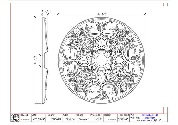 31" Ceiling Medallion | RM37594