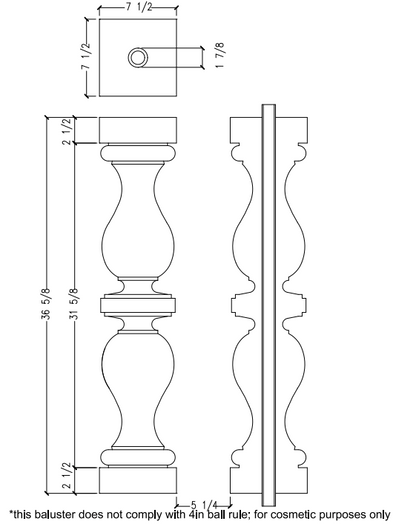 Baluster | B7037