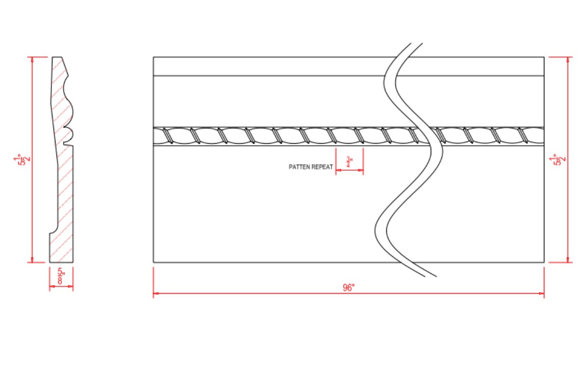 Rope Baseboard | BB900