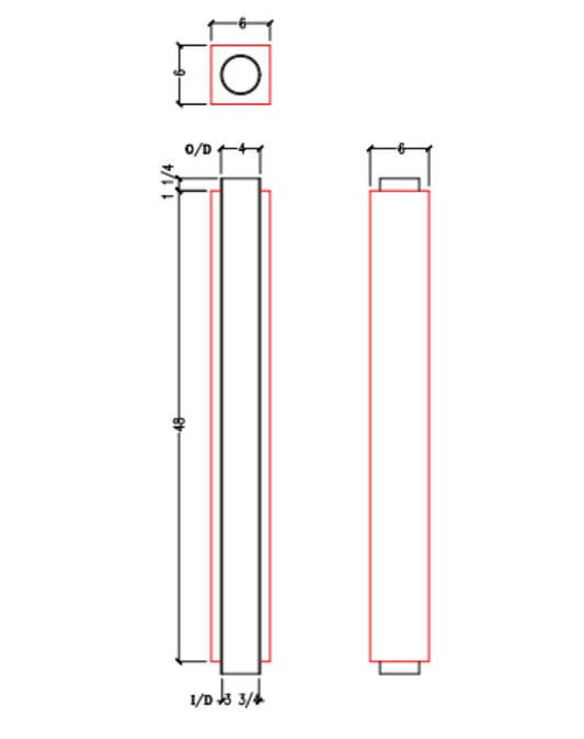 Newel Post | BP4806.