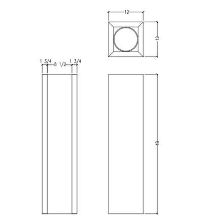 Newel Post | BP4812