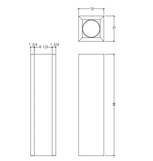 Newel Post | BP4812