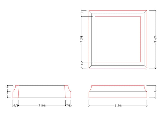 Bottom Trim (Newel Post) | BT0709