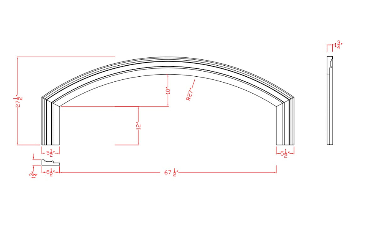 Eyebrow Window Trim | EA16567.5