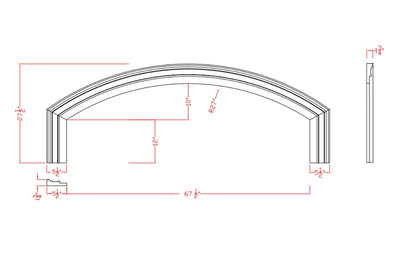 Eyebrow Window Trim | EA16567.5