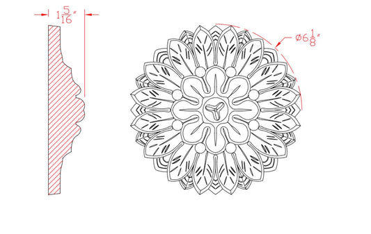 Ceiling Medallion Plug | M102