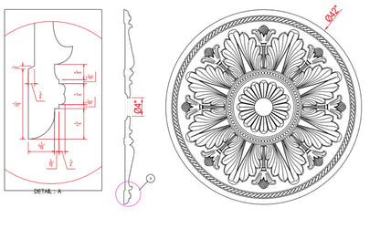 Ceiling Medallion | M40542